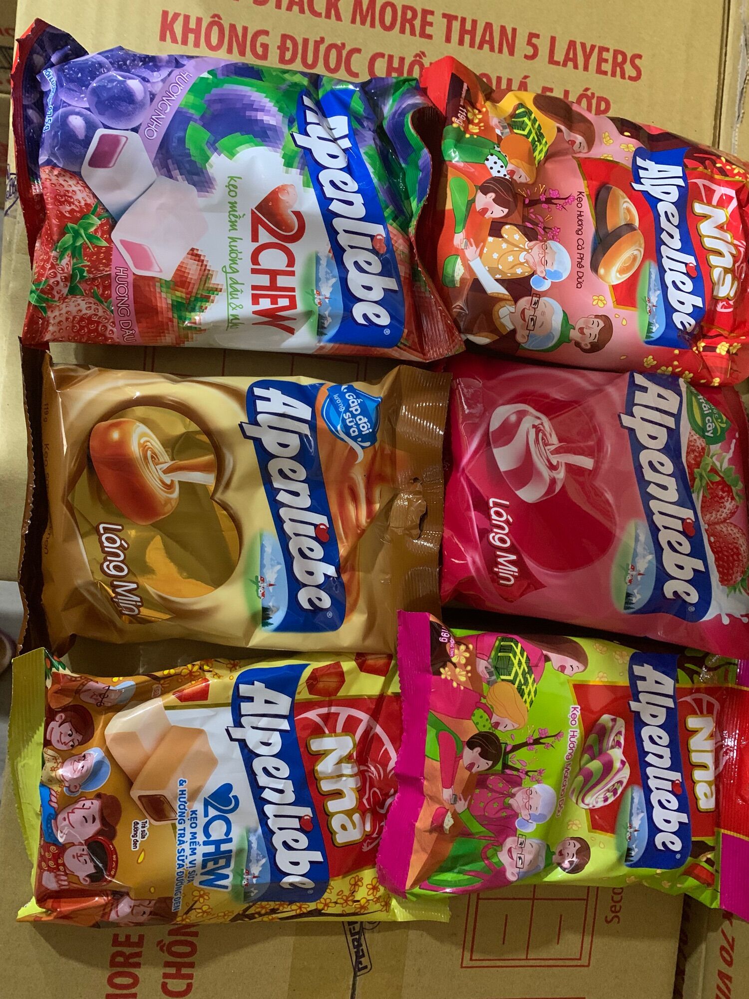 Kẹo Alpenlibe vị Cà Phê Dừa
