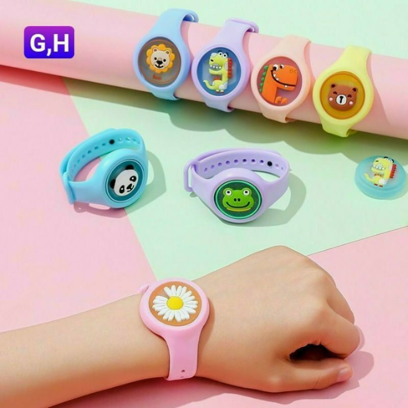 Đồng hồ đuổi muỗi có đèn led cho bé