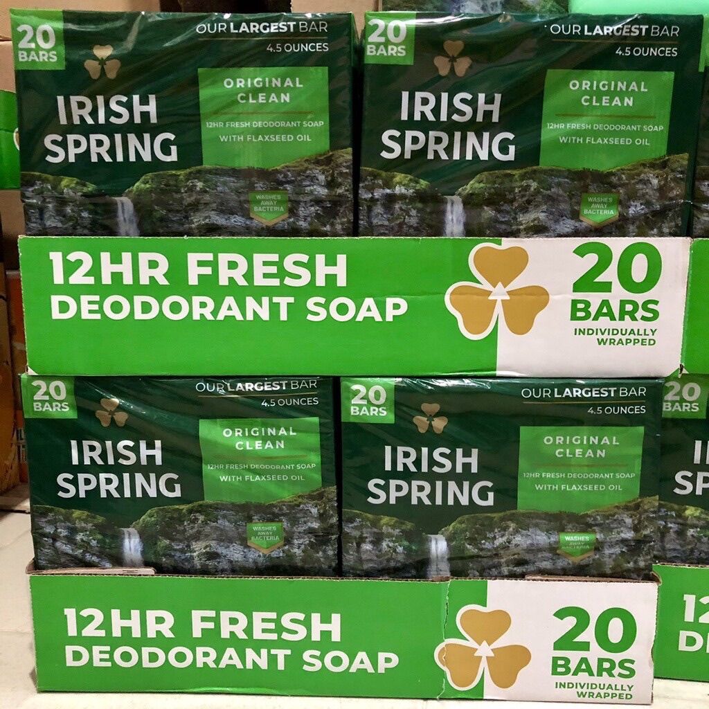 [COMBO 5 CỤC] Xà bông cục diệt khuẩn IRISH SPRING Original 113g