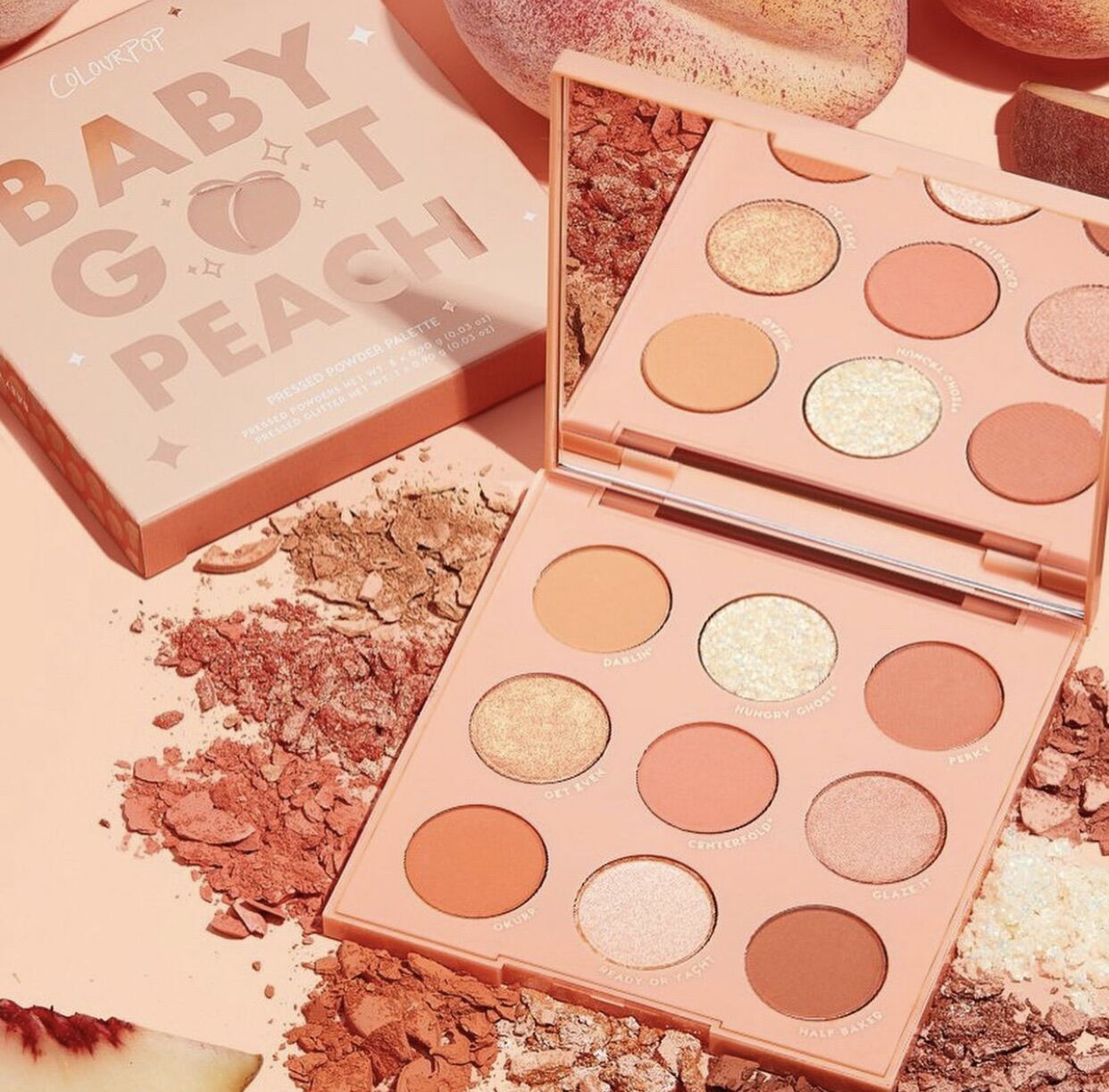 [Hcm][Bill Colourpop] Bảng Phấn Mắt Colourpop Baby Got Peach 9 Ô