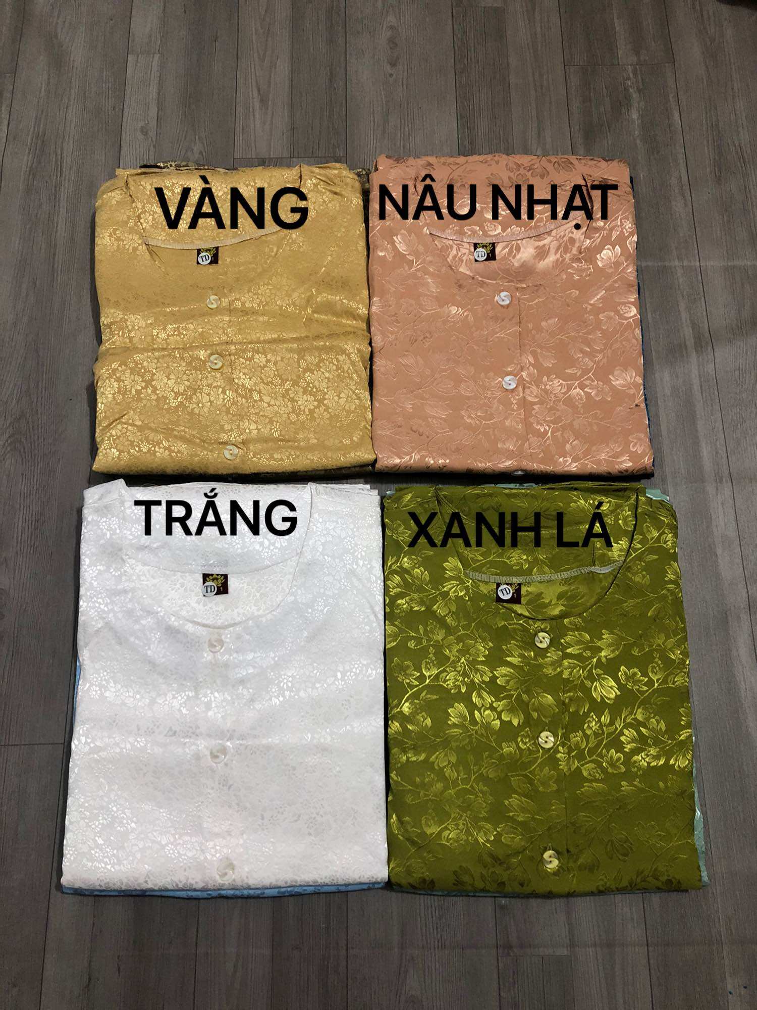 ĐỒ BỘ BÀ BA VẢI GẤM LỤA TẰM TAY NGẮN