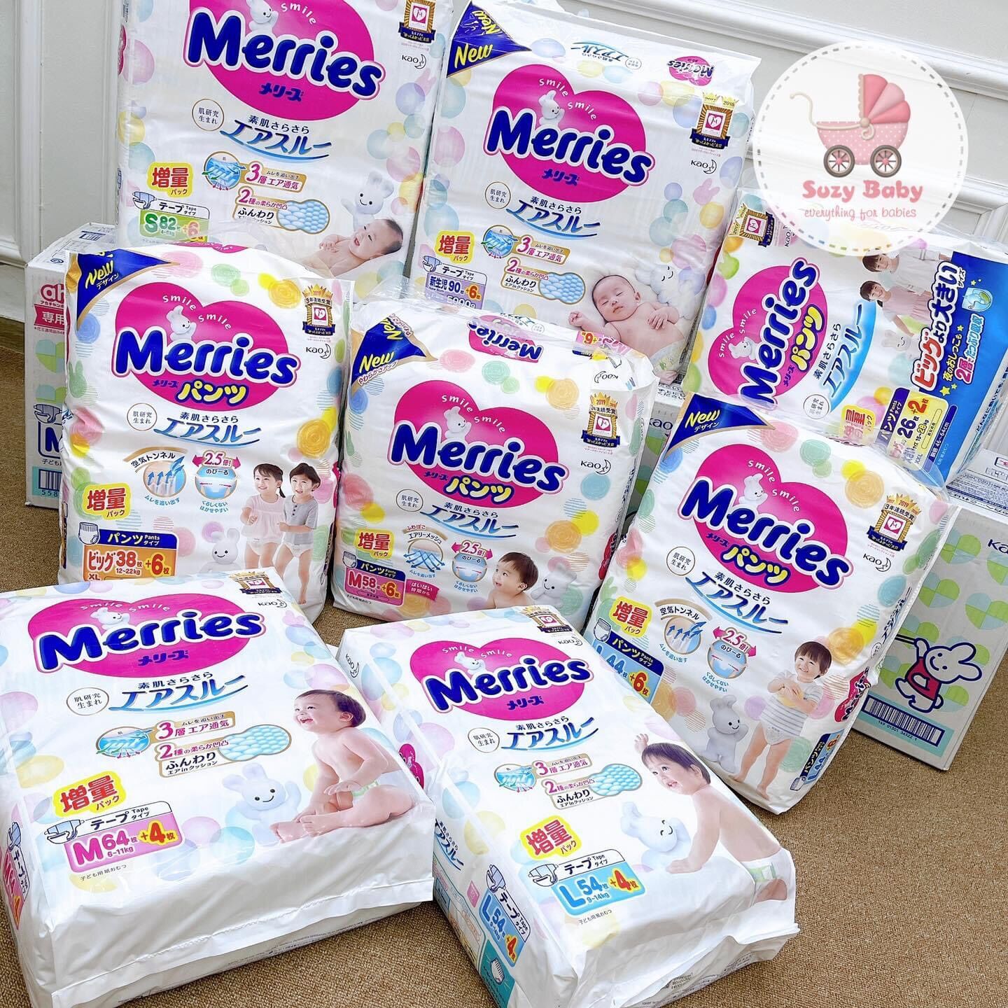 BỈM MERRIES NỘI ĐỊA NHẬT CỘNG MIẾNG
