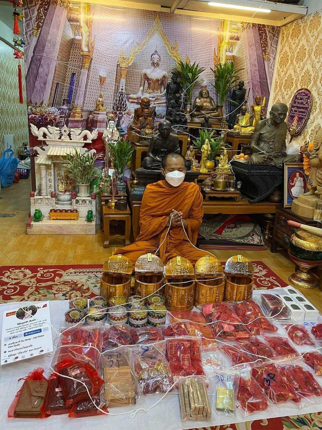 Yant Túi Tiền Tài Lộc Thái Lan ( Tặng Lá Mẹ Ngoăc Đa Sen )