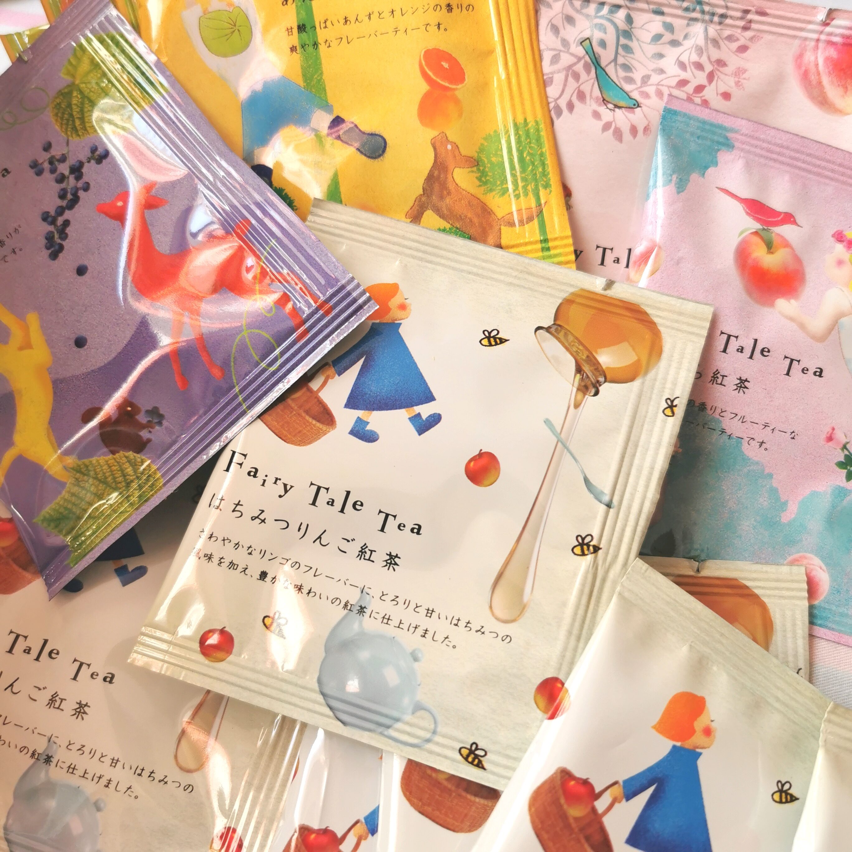 Túi Trà Tea Fairy Tale Nhật Bản Hàng Có Sẵn Hoa Hồng Đào Trắng/Dâu Tây ...