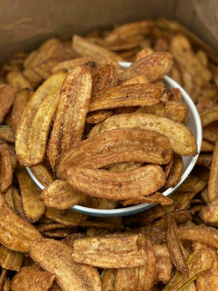 1kg chuối sấy mè gừng thơm ngon đặc sản Đà Lạt