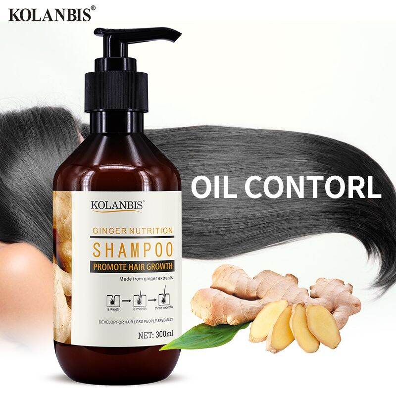 Dầu gội đầu+dầu xả phục hồi, tinh chất gừng dành cho da đầu bị dầu bết,làm sạch da đầu,ngăn rụng tóc kích thích mọc tóc hiệu quả kolanbis k01.