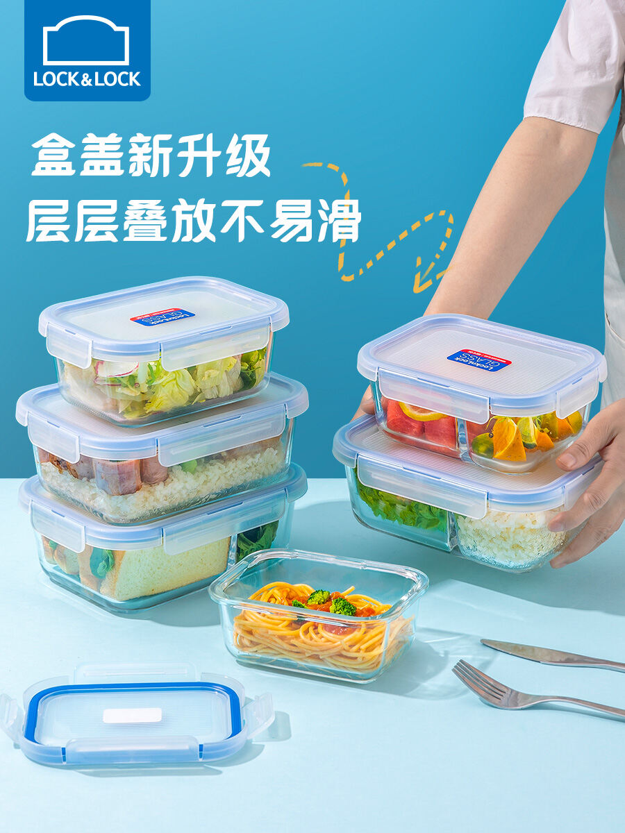 Hộp Đựng Thức Ăn Bằng Thủy Tinh Lock & Lock Official Store Chuyên Dụng Cho Lò Vi Sóng Hộp Đựng Thức 
