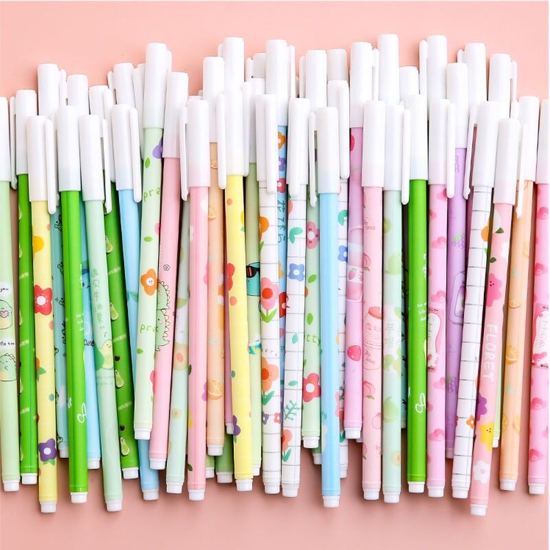 Set 2 Bút gel hoạ tiết cute được chọn mẫu