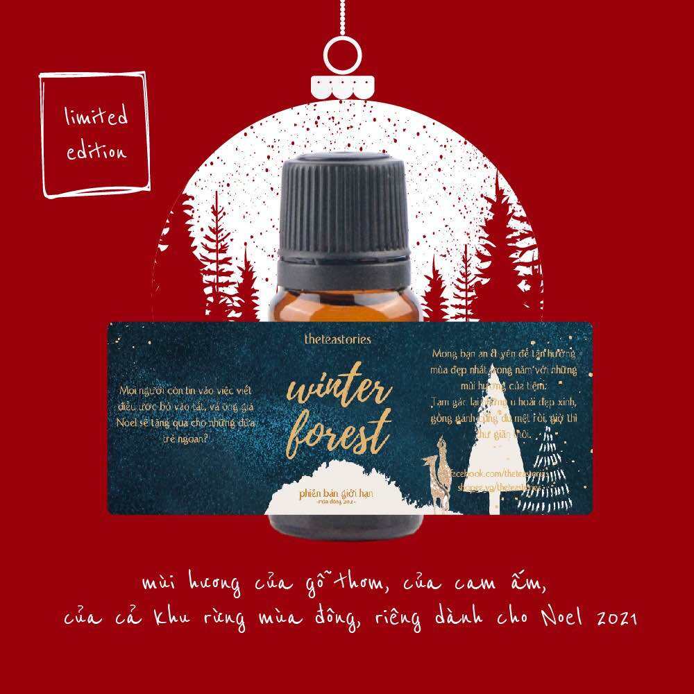 [PHIÊN BẢN GIỚI HẠN NOEL 2021] Tinh dầu Winter Forest 10ml - Mùi của khu rừng mùa đông