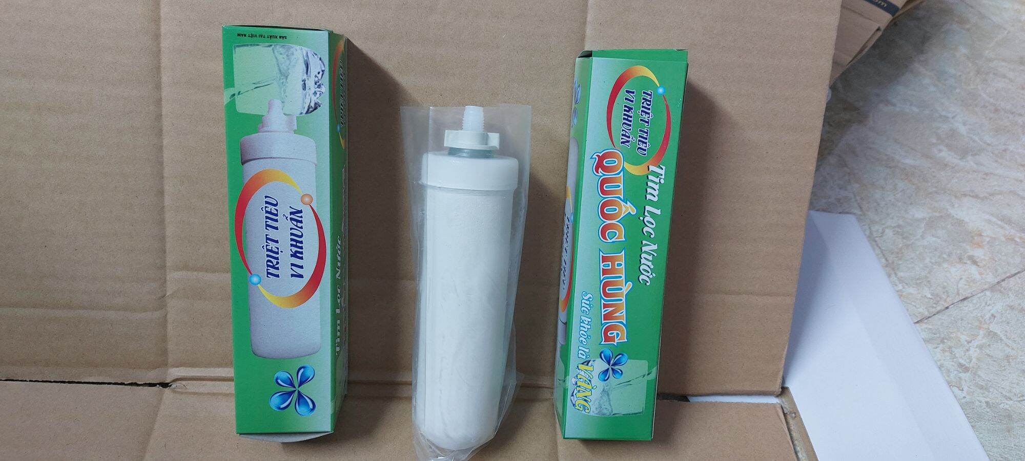 Sứ lọc nước dài dùng cho bình inox và bình sứ