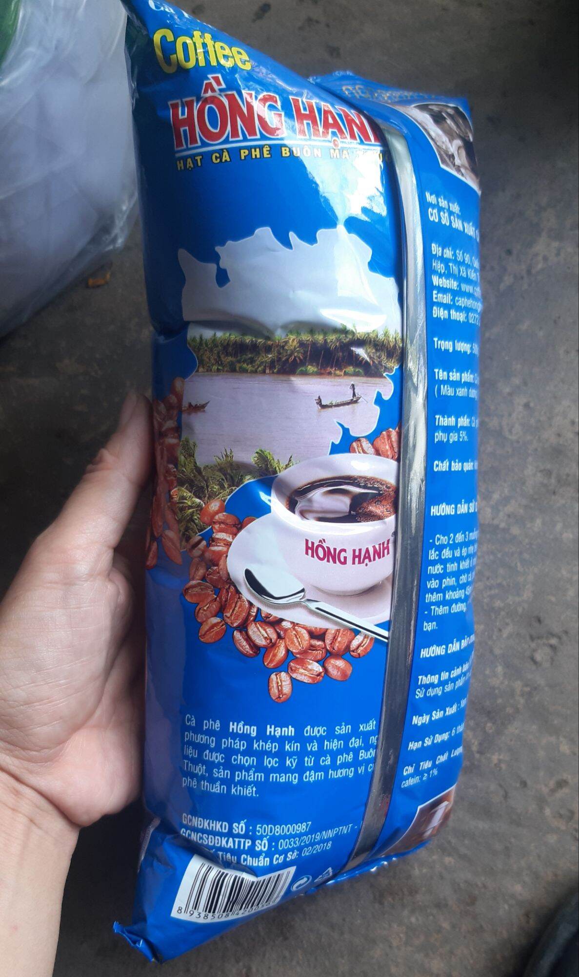 cafe xay HỒNG HẠNH túi 500gr