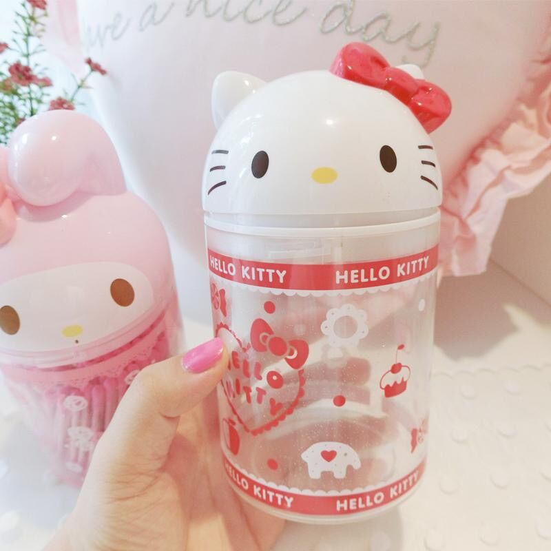 Hộp đựng bông tăm HELLO KITTY