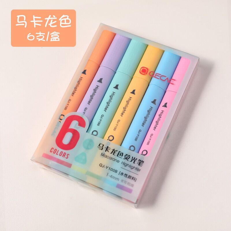 🌸Set 6 bút highlight màu sắc morandi macaron dễ thương🌸