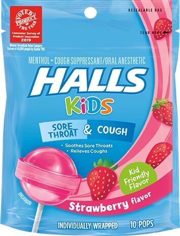 Kẹo mút Halls Kids