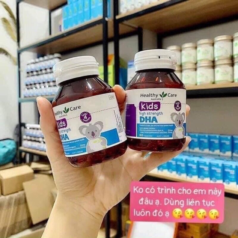 DHA kids Healthy Care cho bé hộp 60 viên