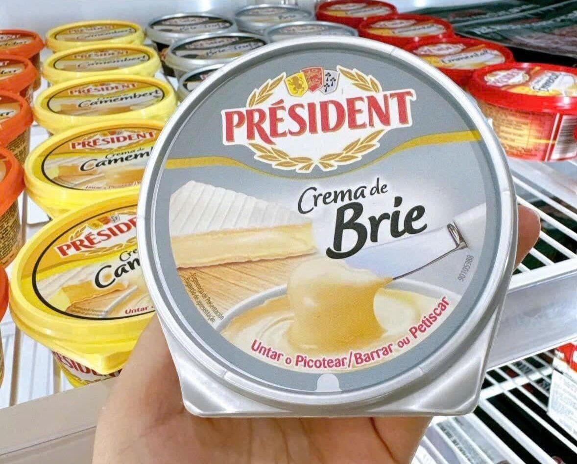 Phô Mai President vị Sữa Bò Hàng Tây Ban Nha