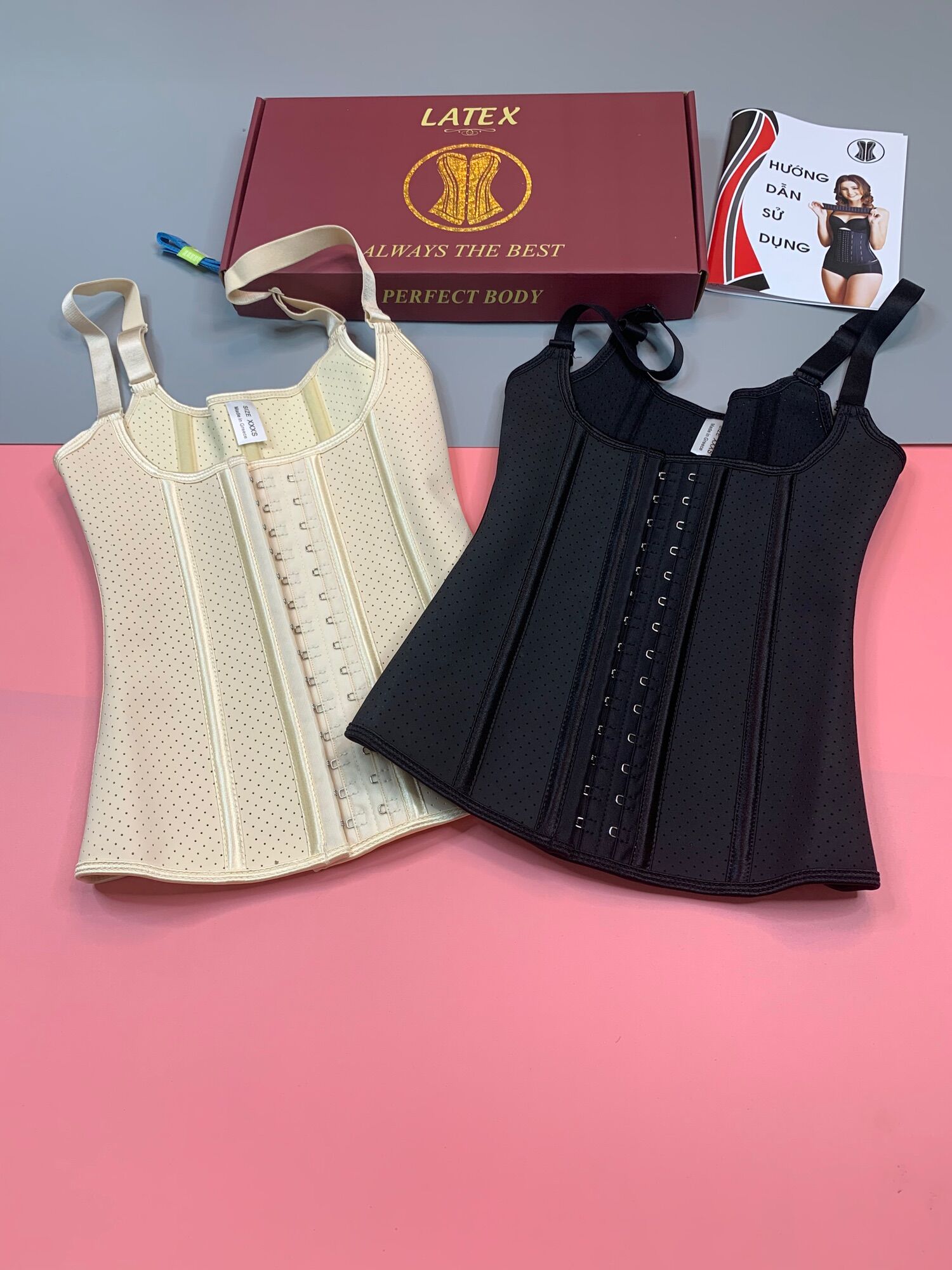 Đai gile latex giảm eo che mỡ lưng tốt