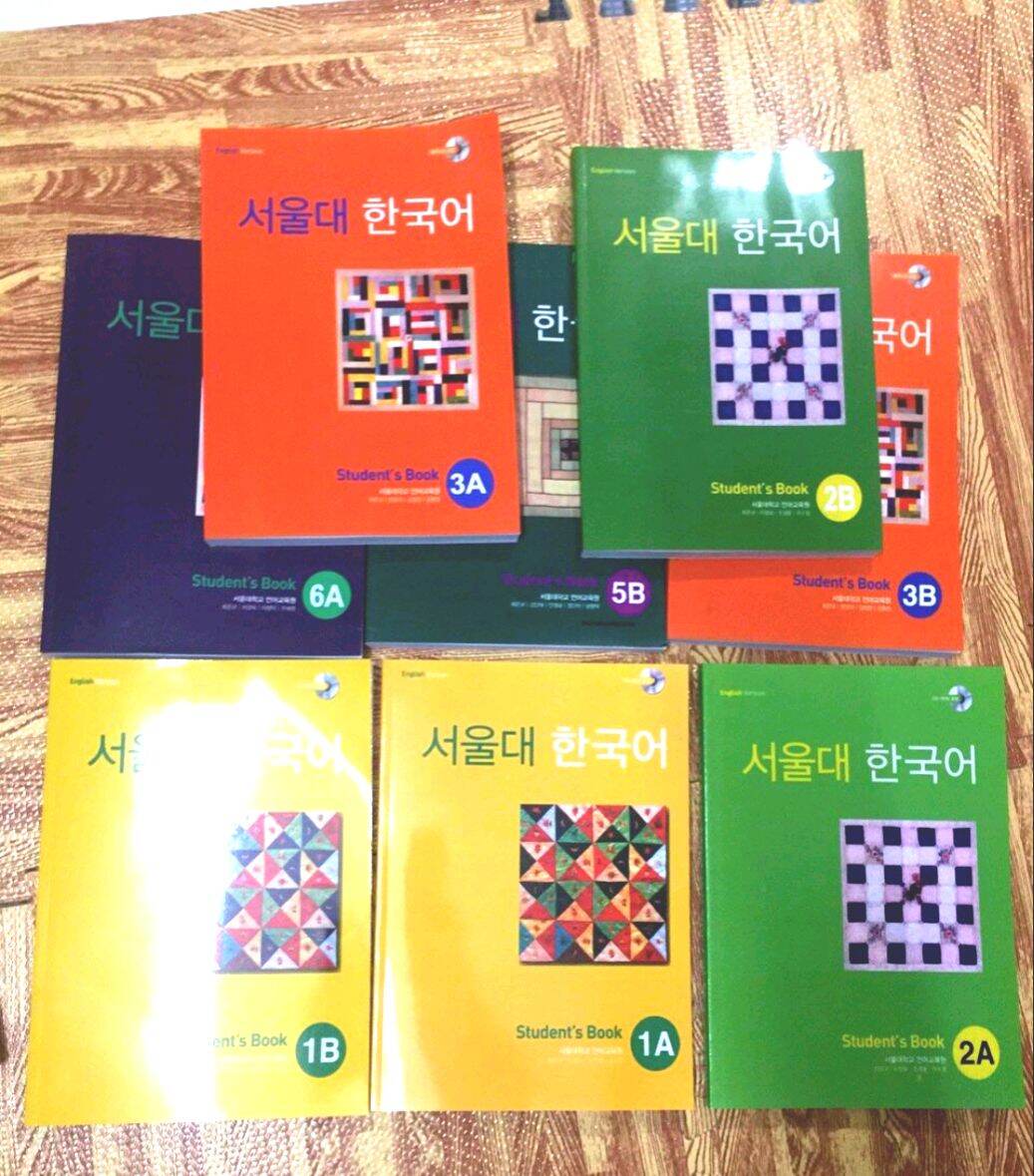 combo Seoul 12 quyển từ 1a đến 6B Student book full màu