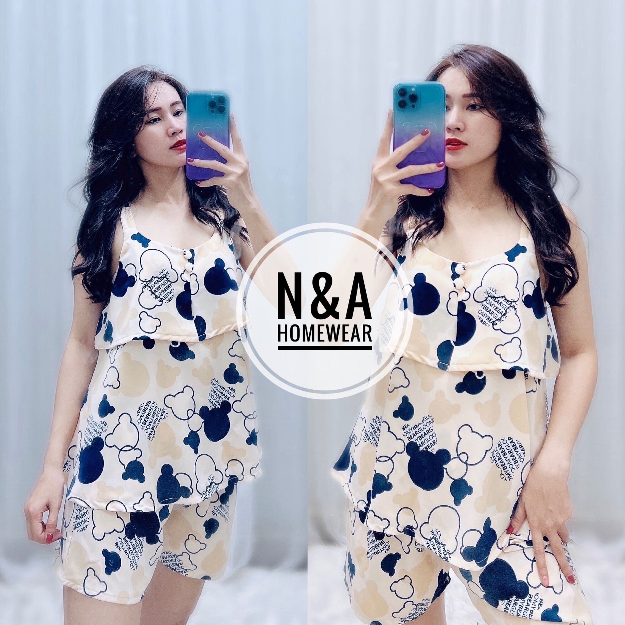 🌟🌟🌟MẪU MỚI - BỘ ĐÙI DÂY TẦNG LỤA MANGO CAO CẤP CƯNG QUÁ CẢ NHÀ ƠI🌟🌟🌟