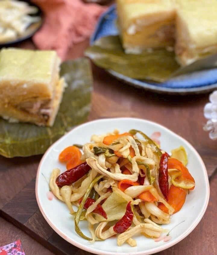 Dưa món ngâm mắm đường giòn rụm hũ 500gr