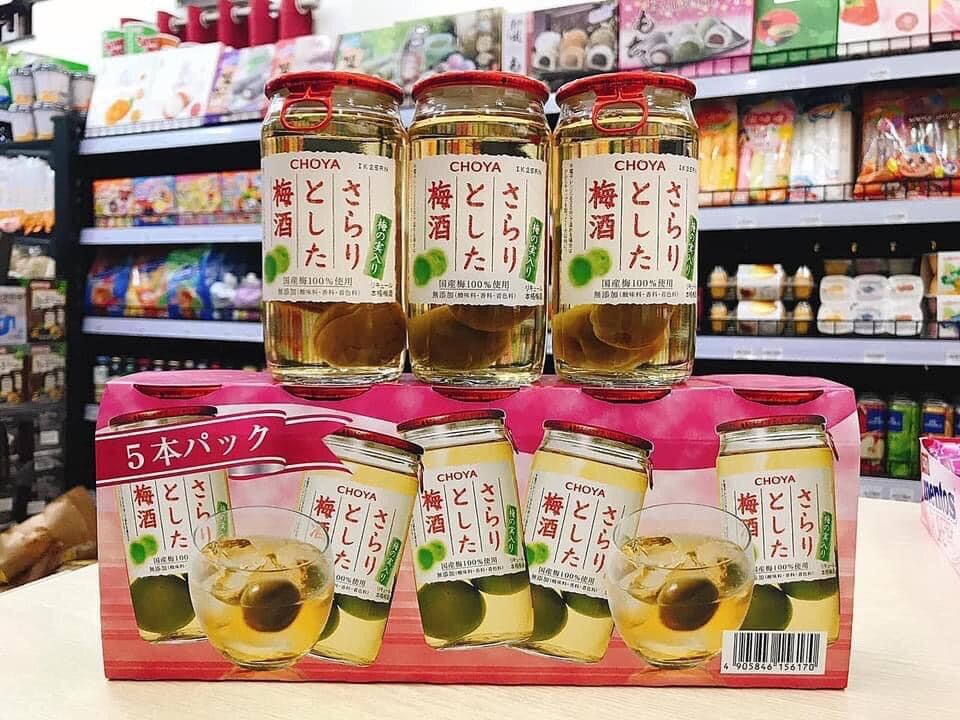 (Siêu ngon-rẻ) Combo 5 chai nước mơ xanh Choya 160ml Nhật Bản