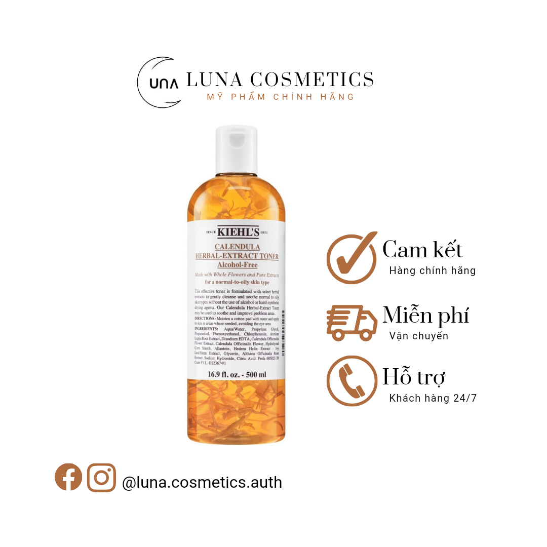 Toner Hoa Cúc Kiehl’s Calendula Herbal Extract Alcohol-Free Toner

500ml