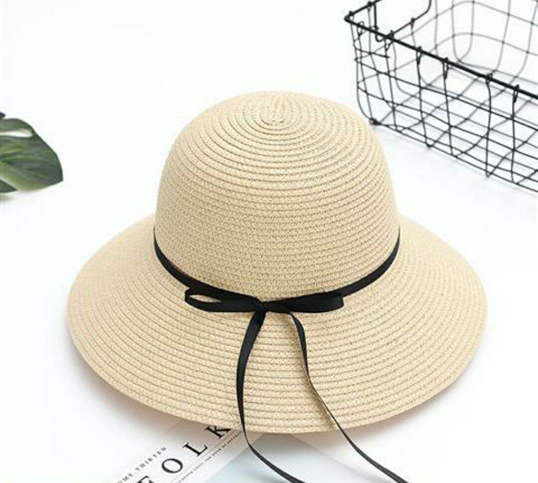 Nón mũ cói đi biển rộng vành nhiều mẫu đẹp kiểu Hàn Quốc