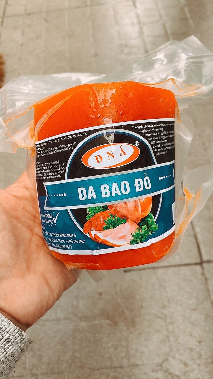 Giò thủ jambon da bao đỏ DNA - bịch 500gr (giao tphcm)