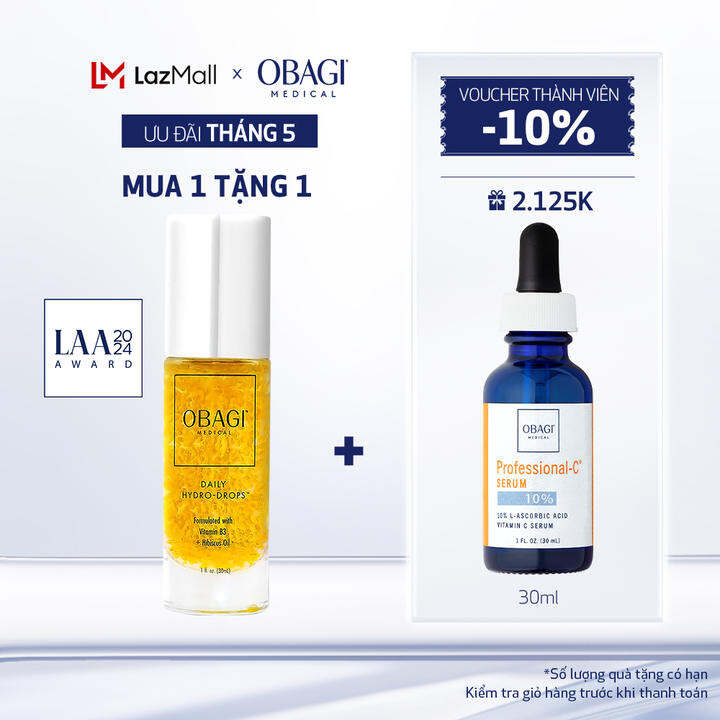 Serum Cấp Nước Dưỡng Ẩm & Phục Hồi Da Obagi Daily Hydro-Drops 30ml