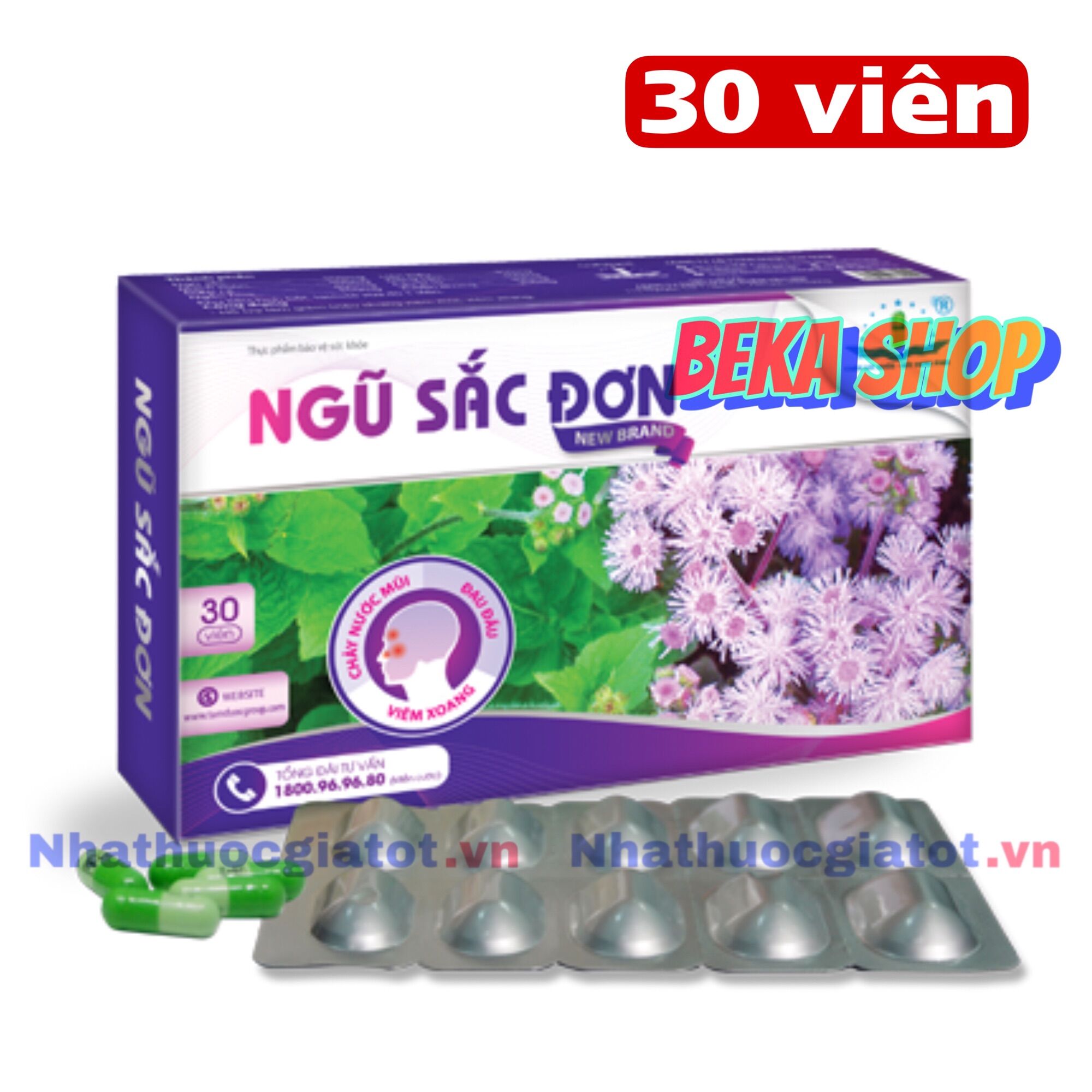 Ngũ sắc đơn hỗ trợ người bị viêm mũi mãn tính, viêm xoang