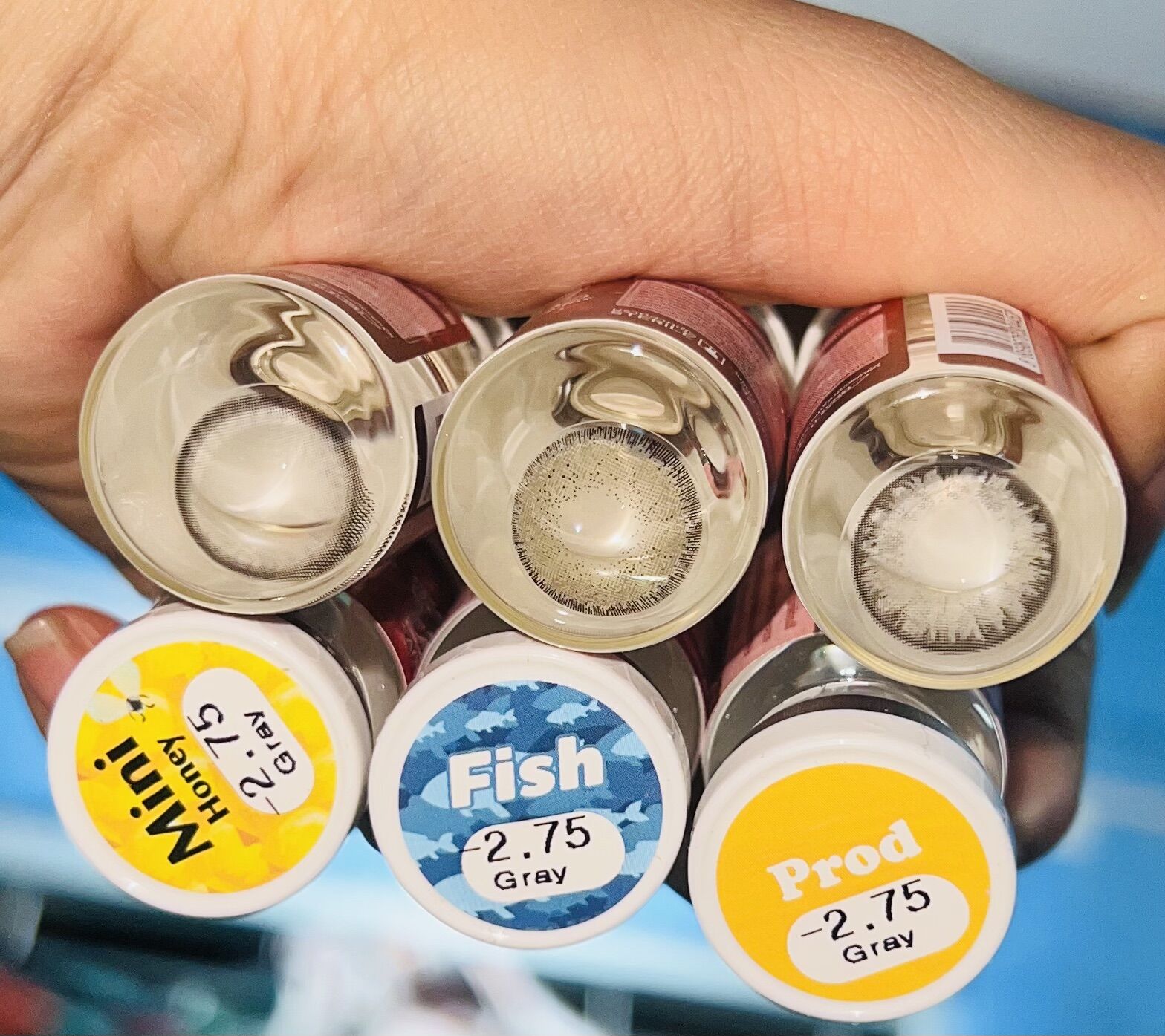 Lens Cận 2,75 độ ( được chọn màu ) - Dùng 1 Năm