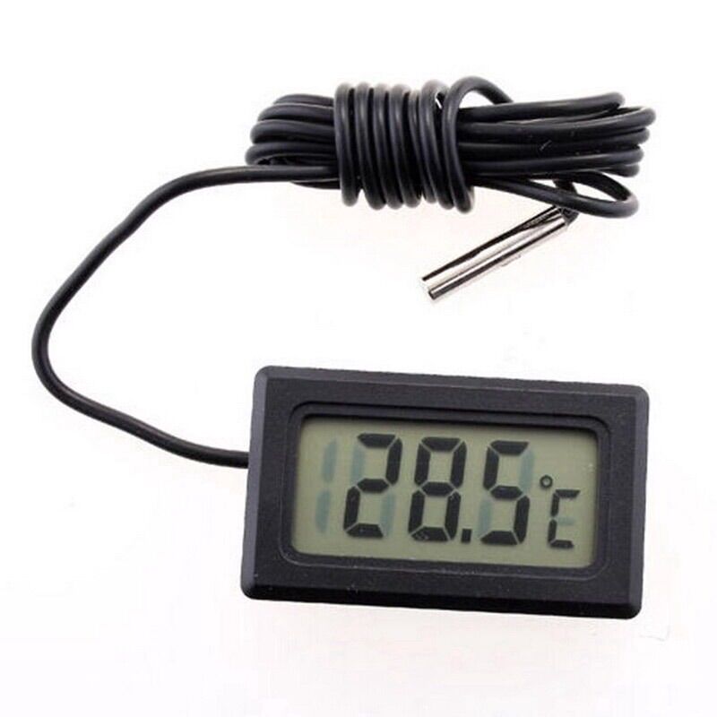 Nhiệt kế điện tử màn hình LCD chất lượng cao cho tủ lạnh, tủ đá , tủ làm mát, bể cá. Đầu dò mini.