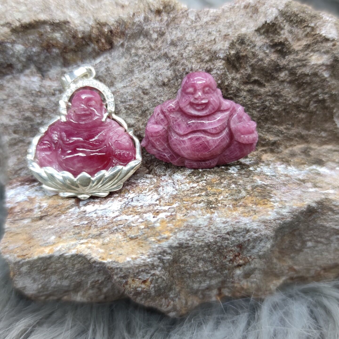 Phật di lặc ruby nam phi tự nhiên bao kiểm định