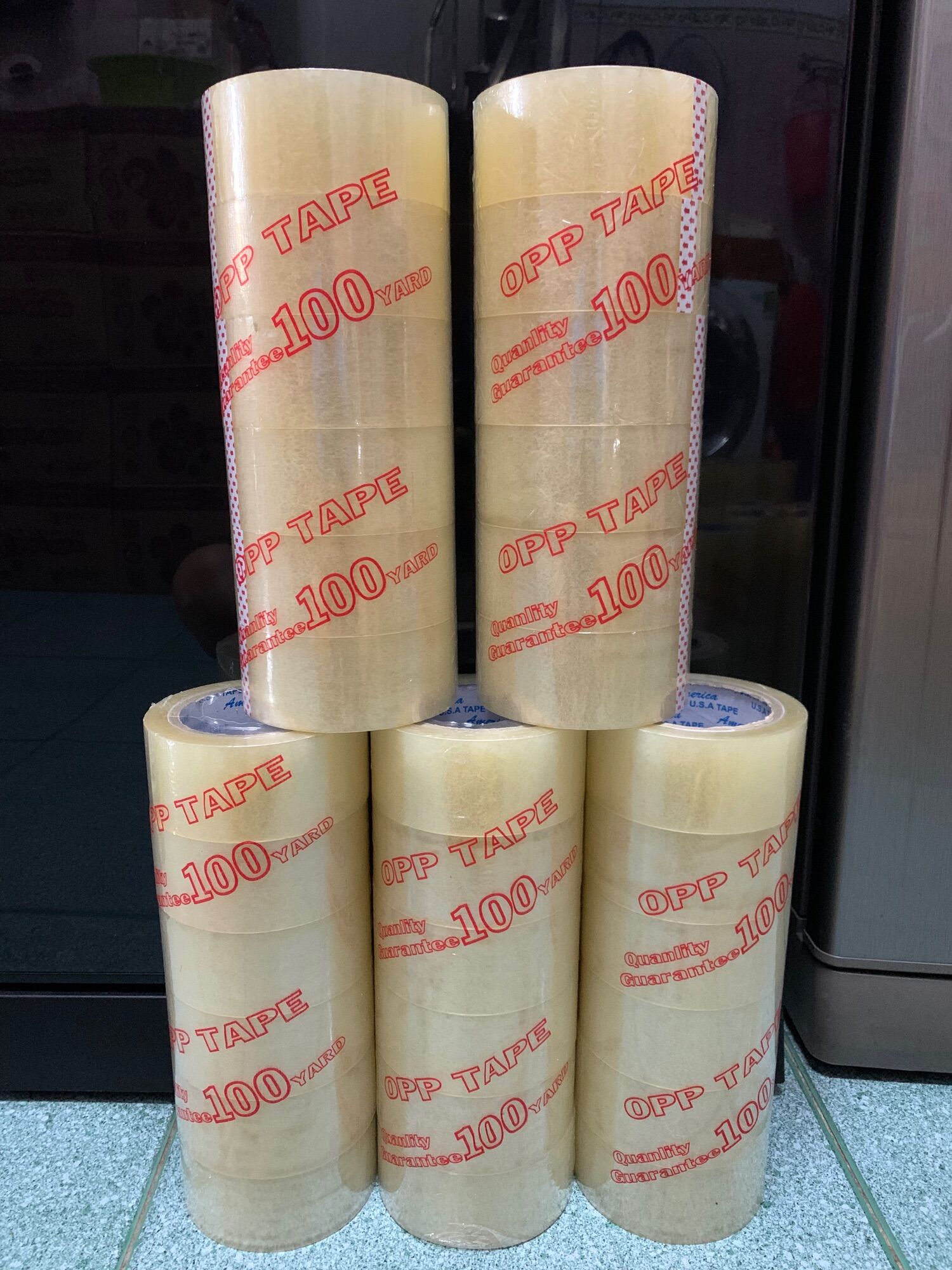 CUỘN BĂNG KEO 100YARD - HÀNG CHUẨN BÁM DÍNH TỐT