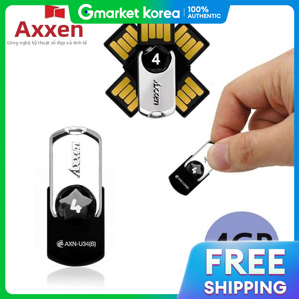 Aksen USB Flash Drive U34 Star 4Gb (Black) Giá 428,450 Đồng*Miễn phí vận chuyển
