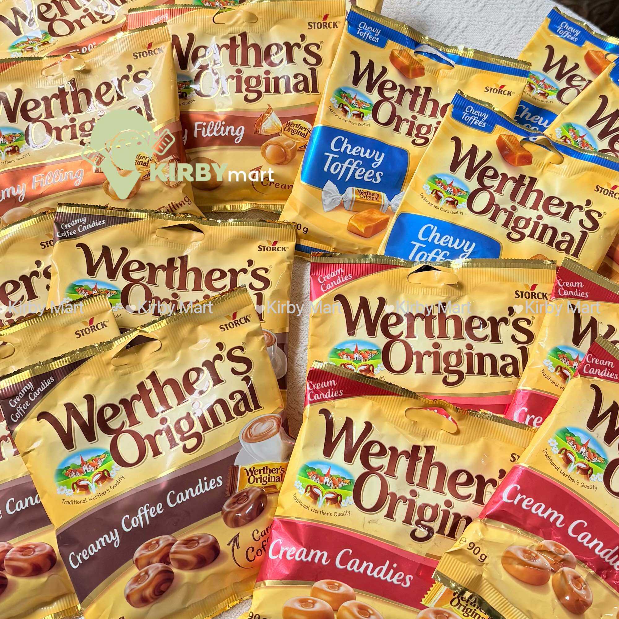 Kẹo Werther’s Original Nhập Khẩu Đức Chính Hãng - 80g – Kẹo Caramel Bơ Sữa, Kẹo Mềm Toffee, Kẹo Cà Phê, Nhân Kem Caramel