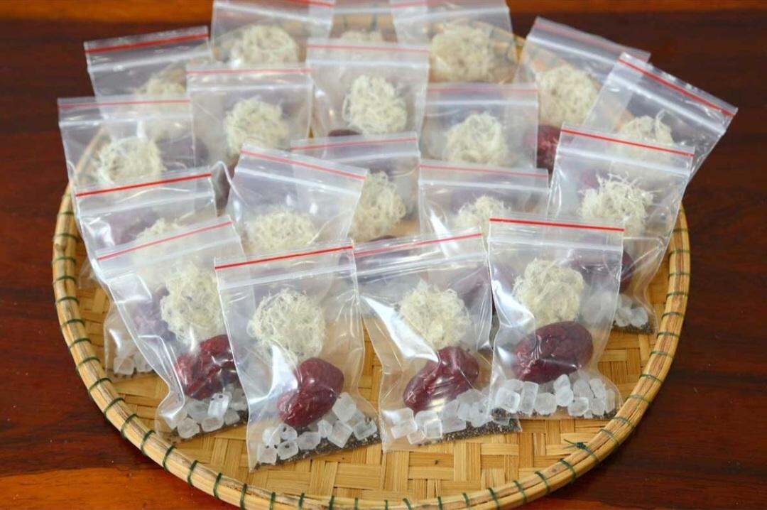 COMBO 5 SET YẾN VIÊN VỤN BABY MIX SẴN ĐỒ CHƯNG ĐA DẠNG TẶNG KÈM 1 HŨ CHƯNG YẾN