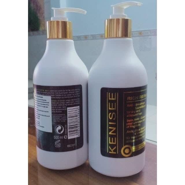 DẦU GỘI VÀ DẦU XẢ KENISEE 500mlx2