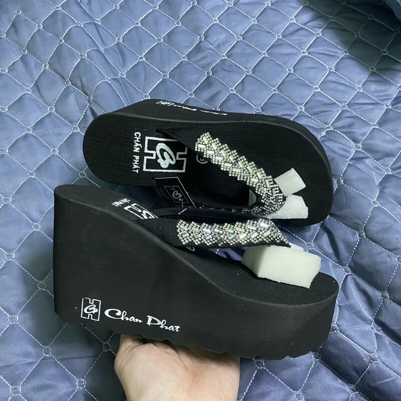 Dép xốp quai kẹp cao 7p, 9p