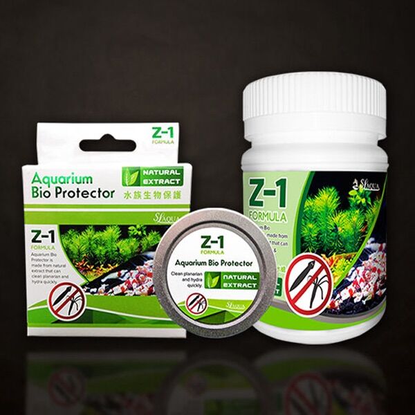 Diệt sán Z-1 Bio Protector - thuỷ tức tận - sán - giun đũa trắng vô hại với cá tép