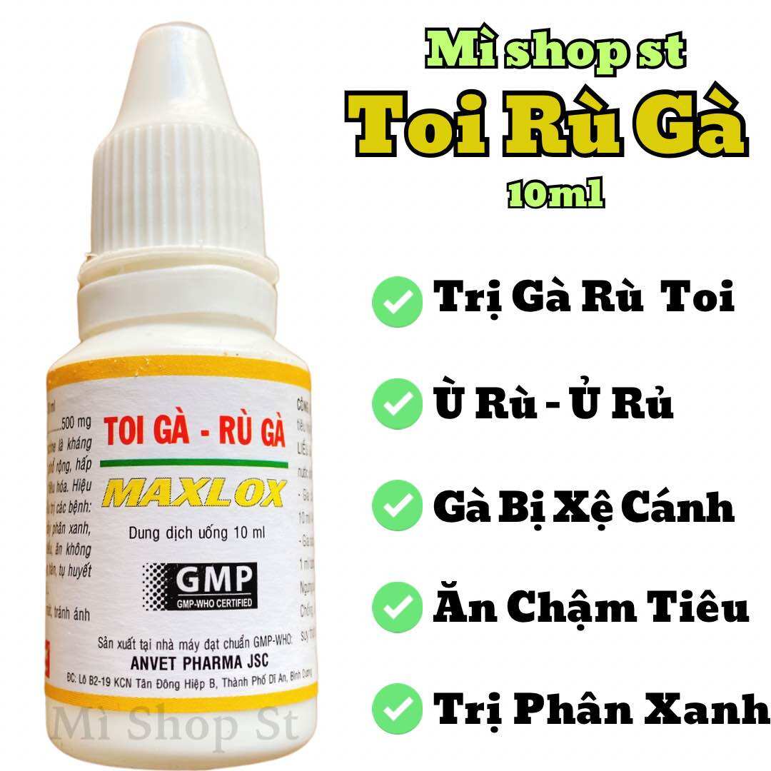 Thuốc nhỏ gà đá toi gà - rù gà lọ 10ml
