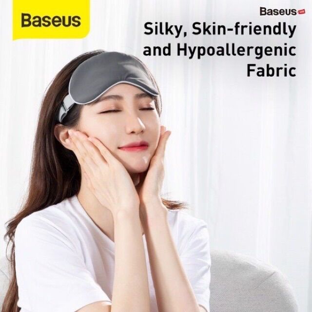 Bịt mắt ngủ Baseus Thermal Series Eye Cover chức năng massage, chườm nóng giảm mỏi mắt