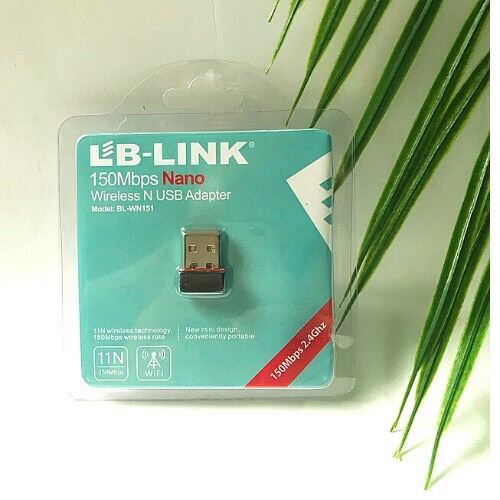Lb link - Bộ thu wifi usb thu wifi LB-Link 150Mbps tăng tốc độ wifi cho laptop pc thiết kế nhỏ gon