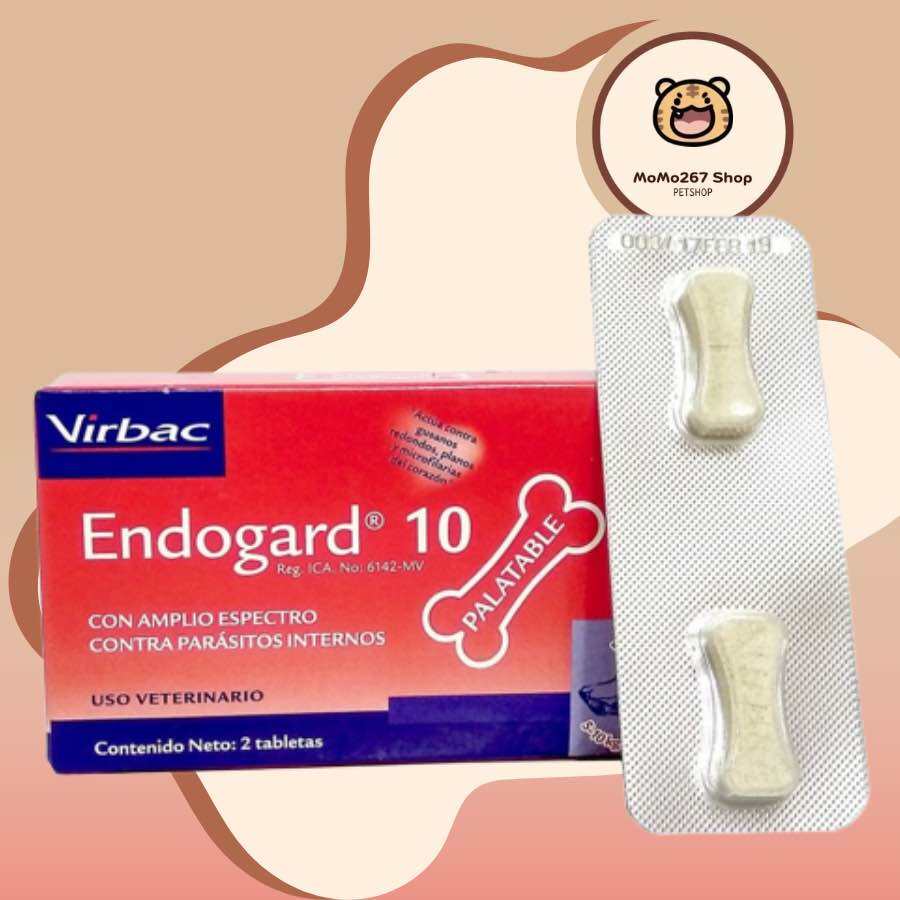 ENDOGARD 10 VIRBAC - Xỗ giun cho chó 1 viên