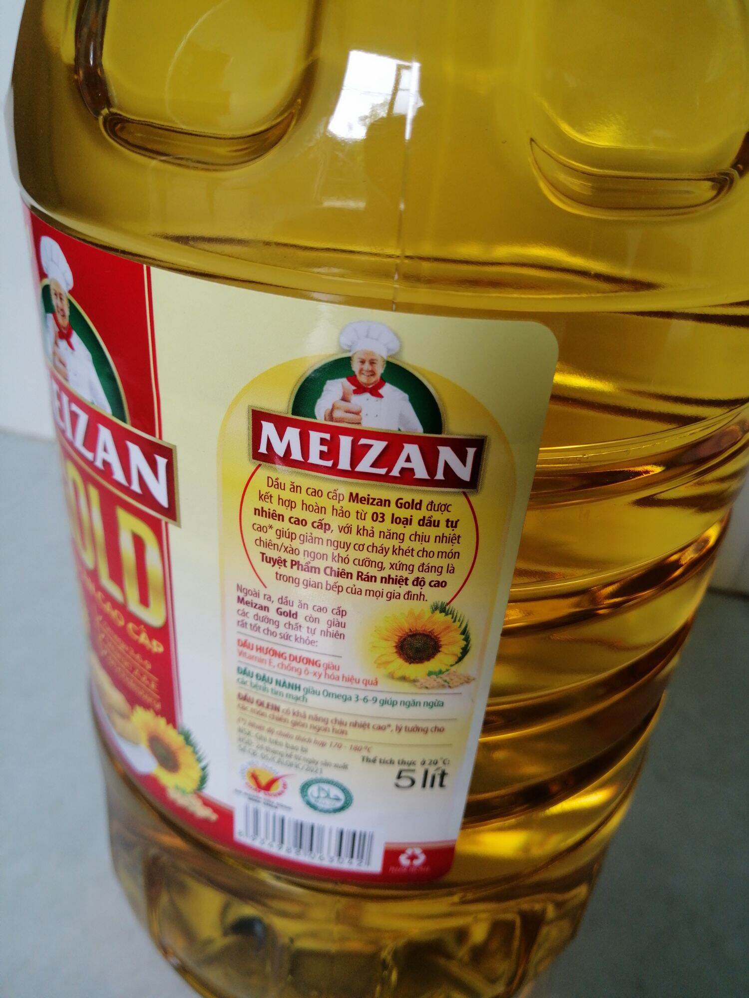 Dầu ăn Meizan 5 lít GOLD