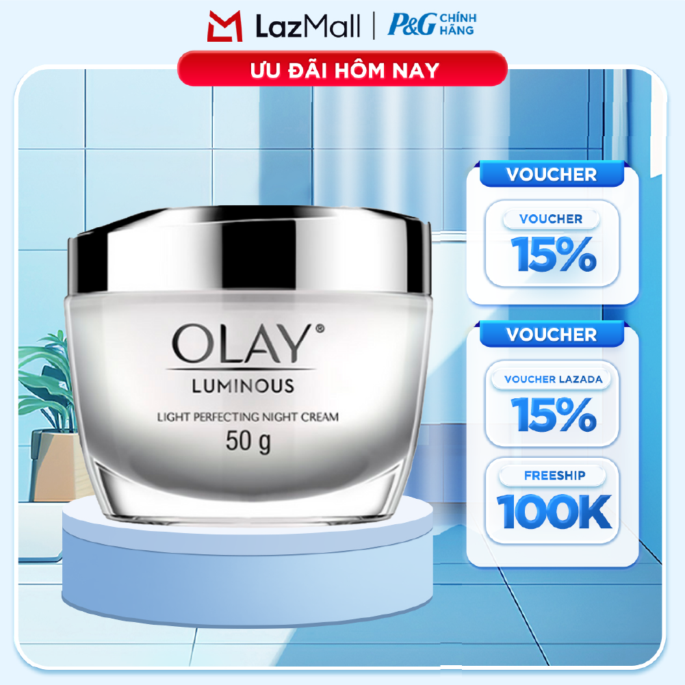 Kem Dưỡng Ban Đêm OLAY LUMINOUS Dưỡng Sáng Da Hũ 50G