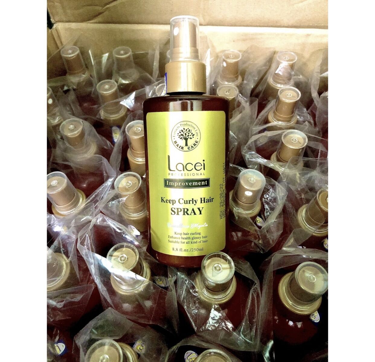 Sữa dưỡng tóc xoăn Lacei 250ml- Giữ nếp từng lọn tóc-TiDi shop