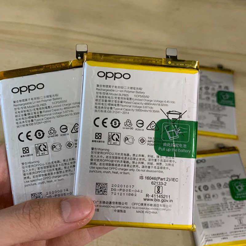Pin Oppo A53 / A93 5G / A54-4G / A74-5G / A55 (4G) / A16 / A56 5G (BLP 805) Zin Hàng Cao Cấp .