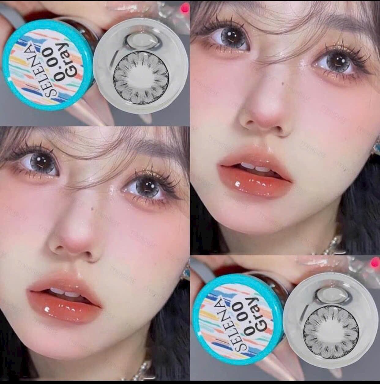 Cặp Lens Mắt Kính Áp Tròng Chính Hãng Tuyển Chọn Dùng 1 Năm [dễ đeo, ko cộm mắt] - Tô vẽ cho đôi mắt Nàng thêm thu hút quyến rũ, màu đẹp độc quyền