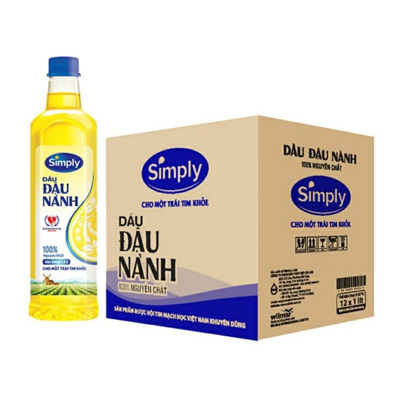 Dầu Đậu Nành Simply 1L ( Date mới nhất )